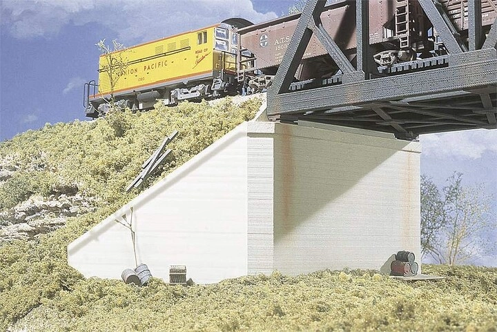 Walthers Cornerstone Bridge Abutment - HO Scale