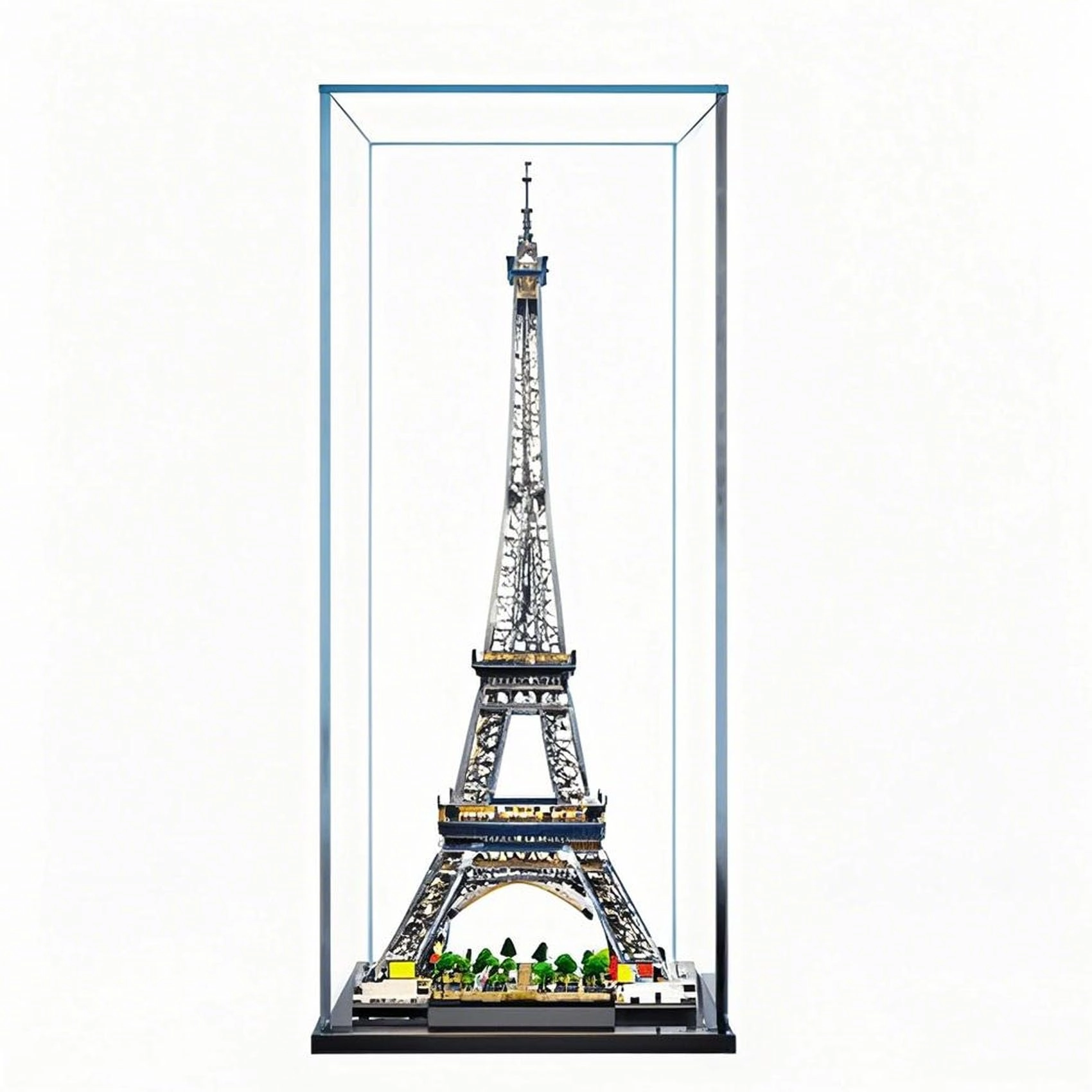 OOHNVJKI Acrylic Display Box for LEGO 10307 Eiffel Tower Kit - 3mm Fully Transparent