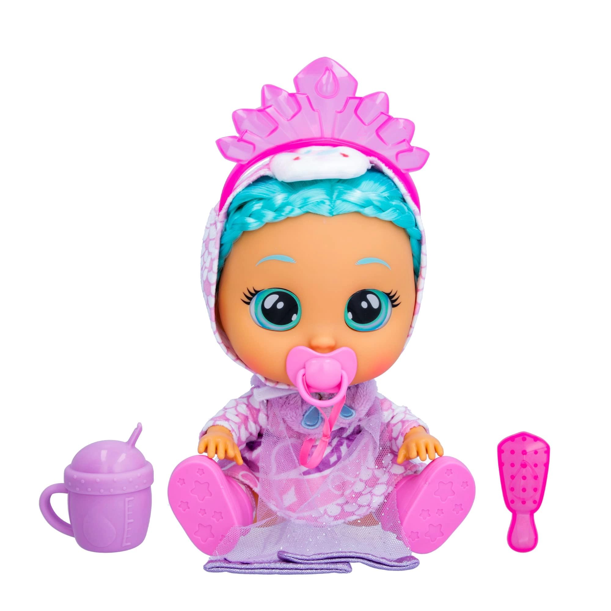 CRY BABIES Elodie Baby Doll - 12inches Blushing Cheeks Ages 18+