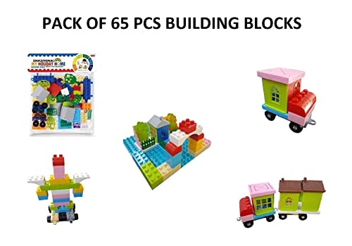 House Building Blocks - 65 pcs