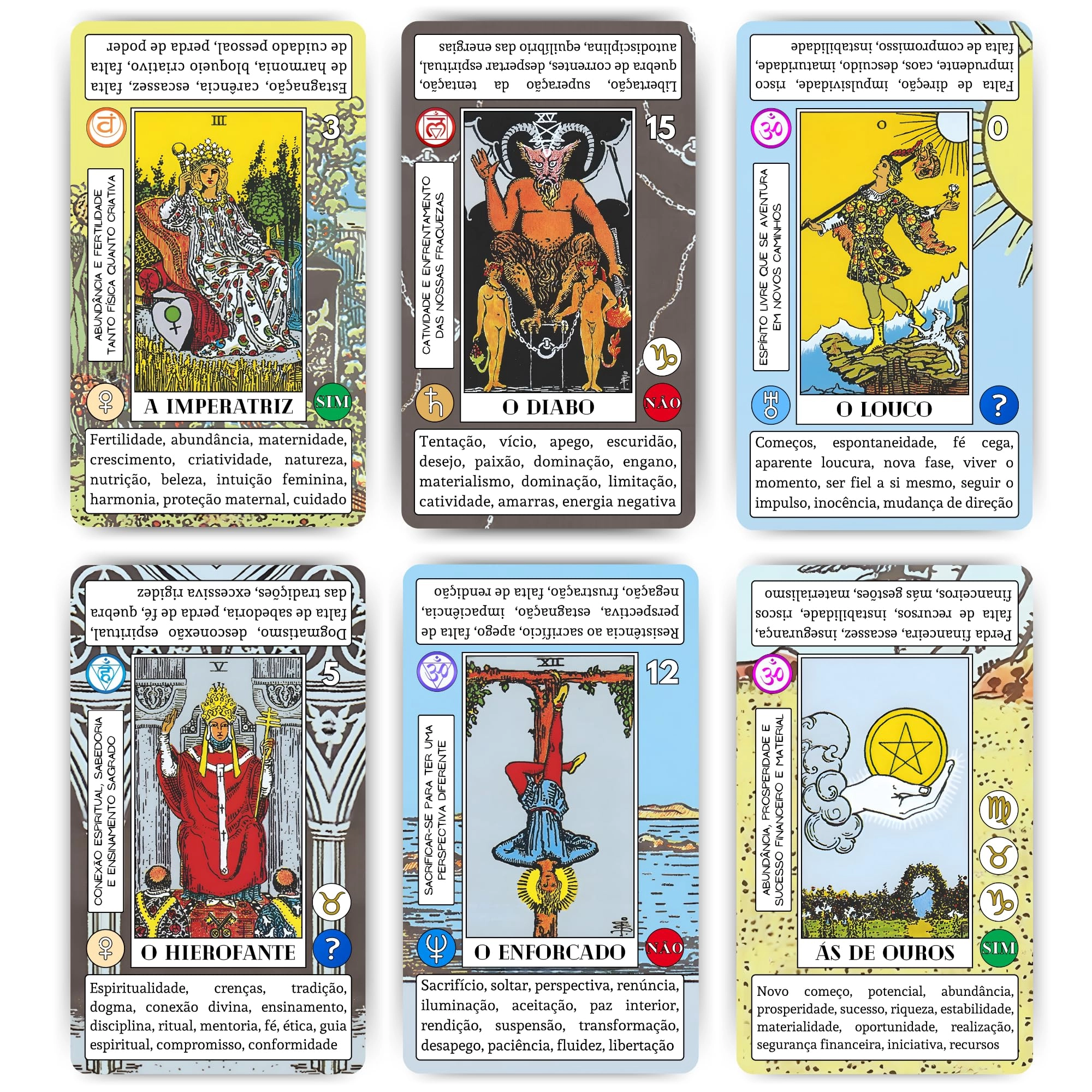 ARCANIA Cartas de Tarô para Iniciantes - 3 months - 8 years