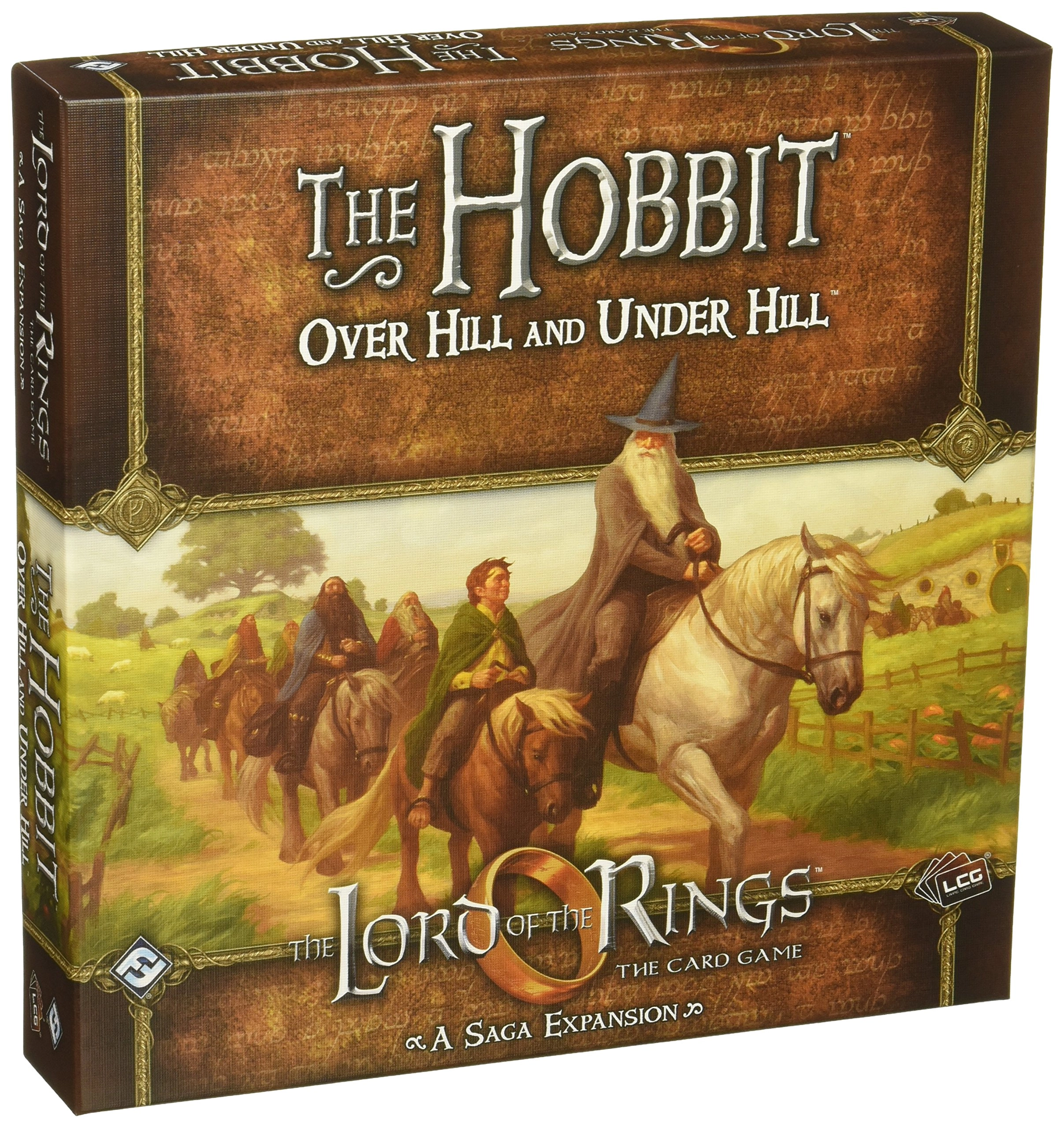Fantasy Flight Games The Lord of the Rings: The Card Game: The Hobbit - Over Hill and Under Hill Saga Expansion - Cooperative Game