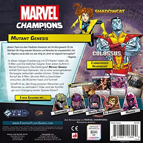 Marvel Champions: Mutant Genesis - Campaign Expansion - Card Game (German)