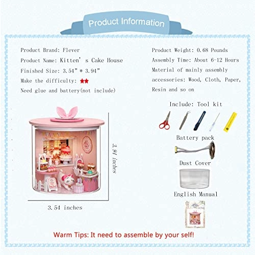 Dollhouse Miniature DIY House Kit - Dream Bottle Series 1:32