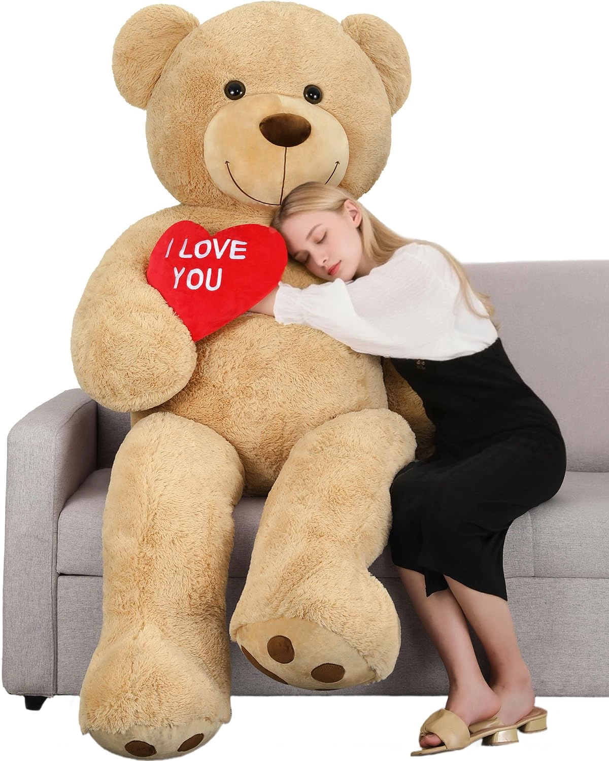 tezituor Teddy Bear W054_2_150 - 5 Feet Brown