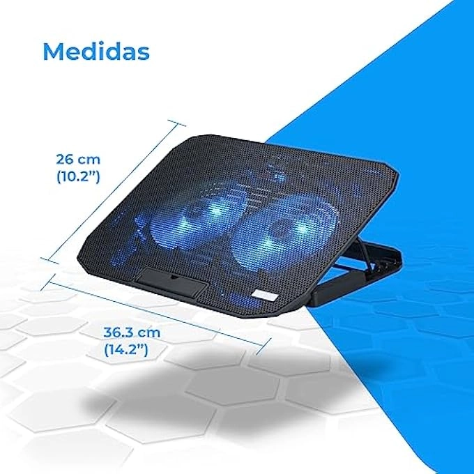 LAPTOP COOLING STAND AND FAN - 12 12" TO 17.3