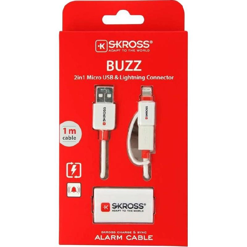 Buzz Micro USB to Lightning Sync & Charge Cable 1.00m.