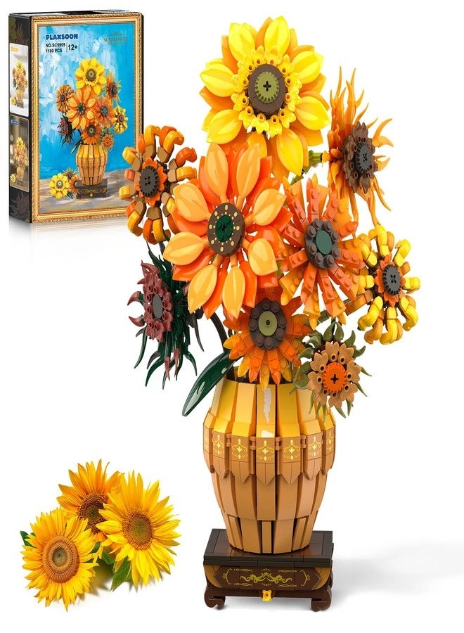 PLAXSOON Sunflower Building Set - 1180 pcs