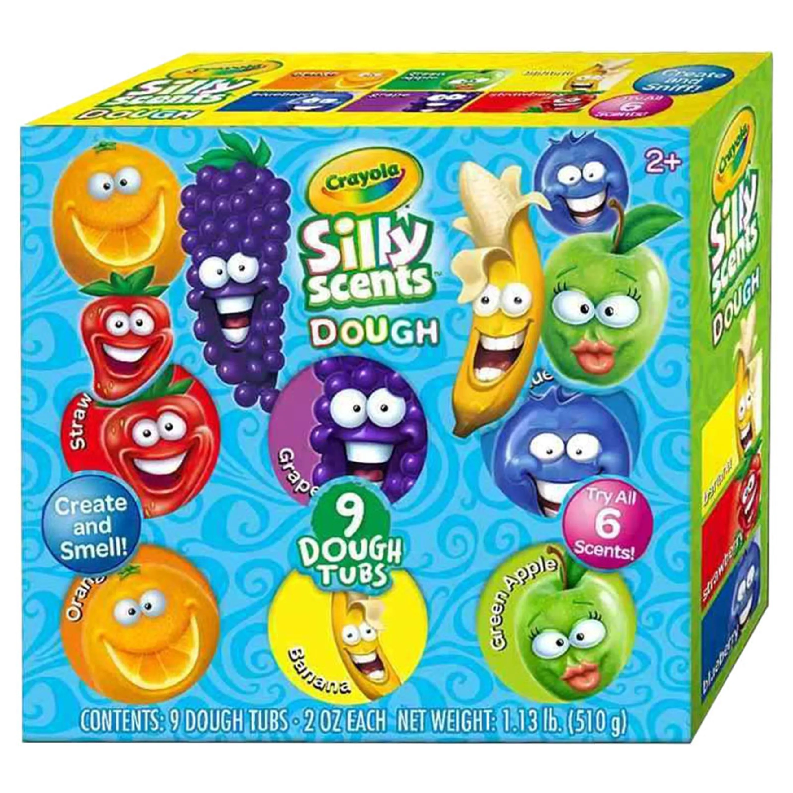 Silly Scents Dough Color Box - 720g 9pcs.