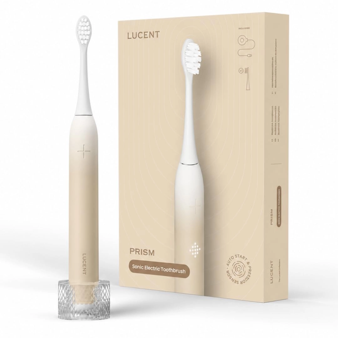 Be Lucent Prism Electric Toothbrush - 60 Days Battery Life IPX8 Smart Timer