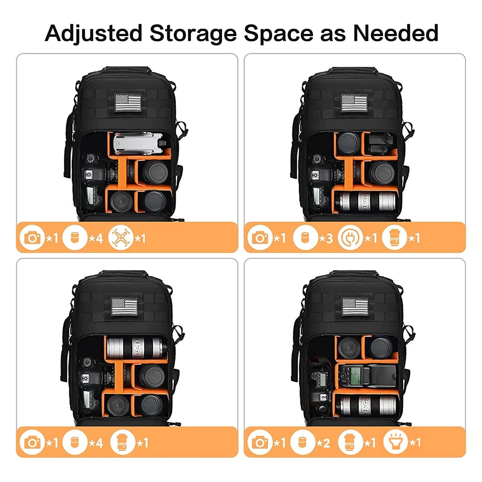 Mocamtaclpbkpk - 17.13 x 11.81 x 8.27 inches Canon/Nikon/Sony Soft Shell