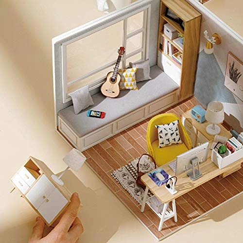 3D Miniature Dollhouse Kit - Sunshine Flower House 1:12