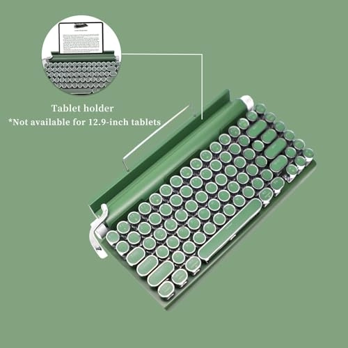 Retro Typewriter-Style Mechanical Keyboard - Wired/Wireless
