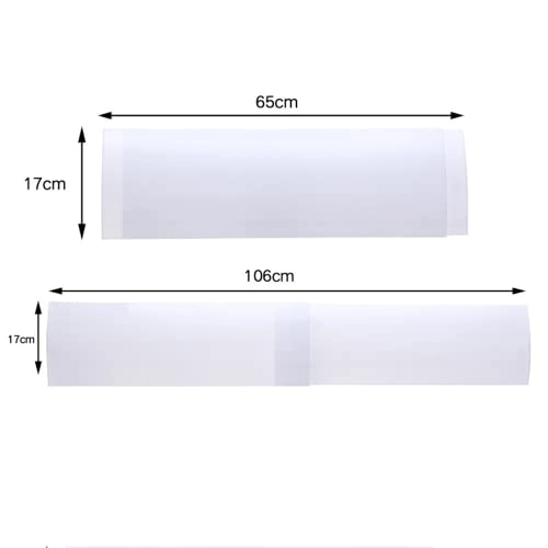 Universal Hollow Anti Direct Blowing Air Condition Wind Deflector - White 580 g