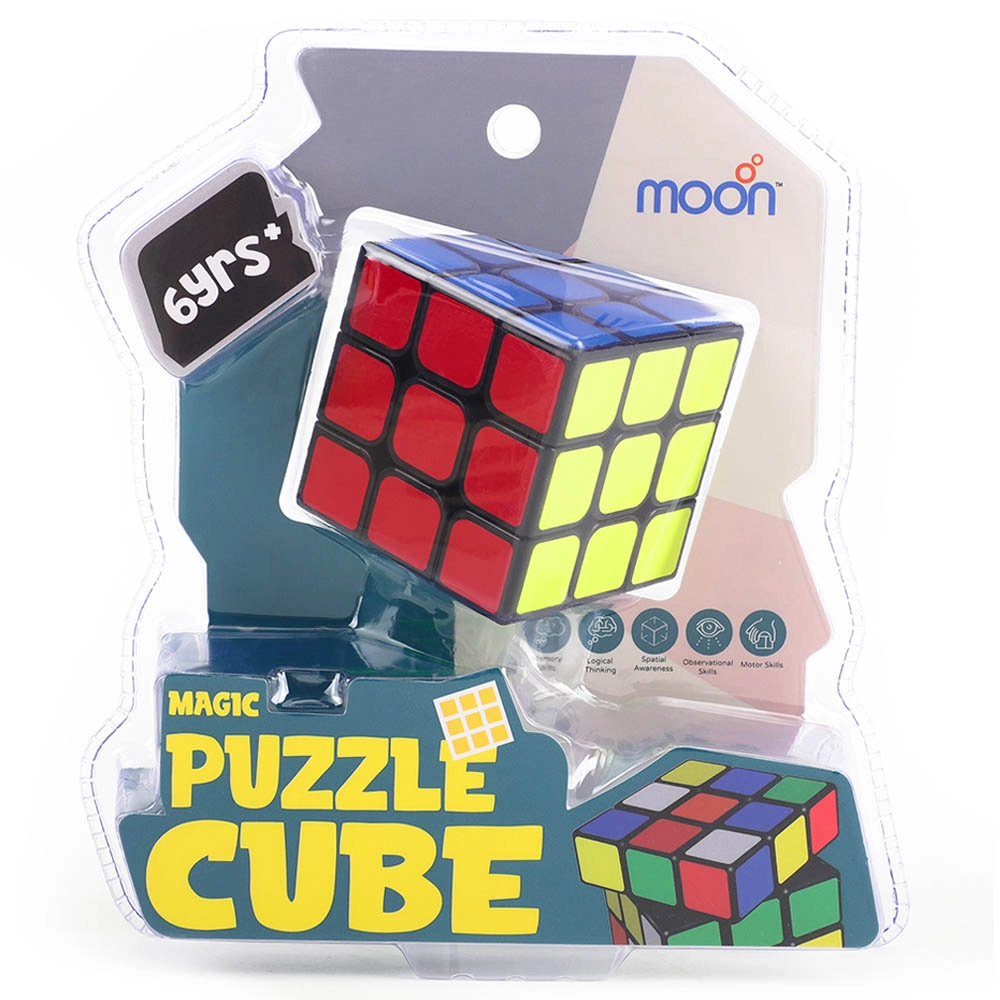 Magic Cube Puzzle Toy - 6+