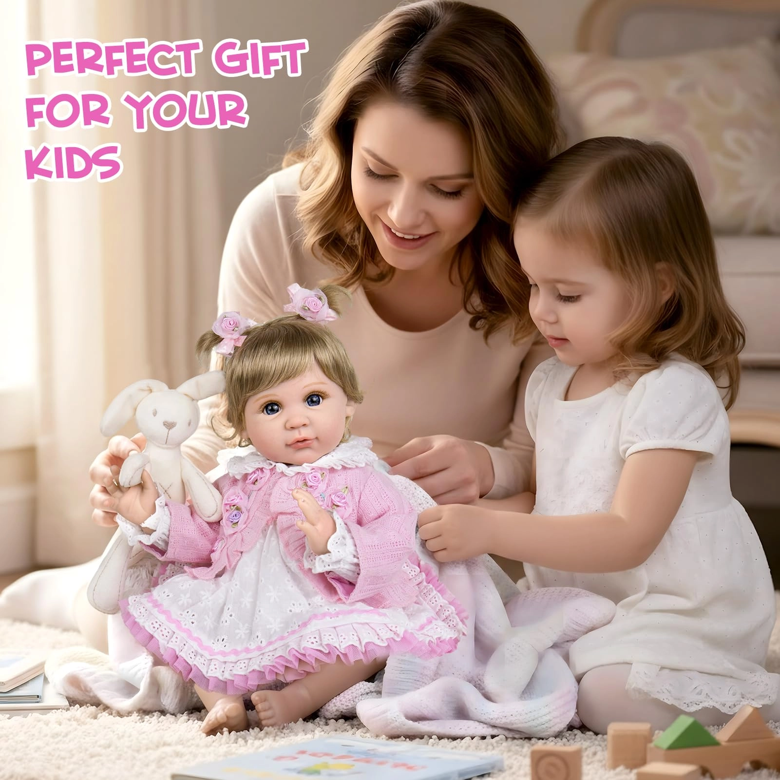 Reborn Baby Doll - 22 inch Vinyl Ages 3+