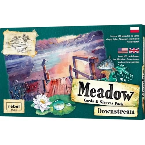 Meadow: Downstream Cards & Sleeves Pack - 100 Card Sleeves Mini-Expansion