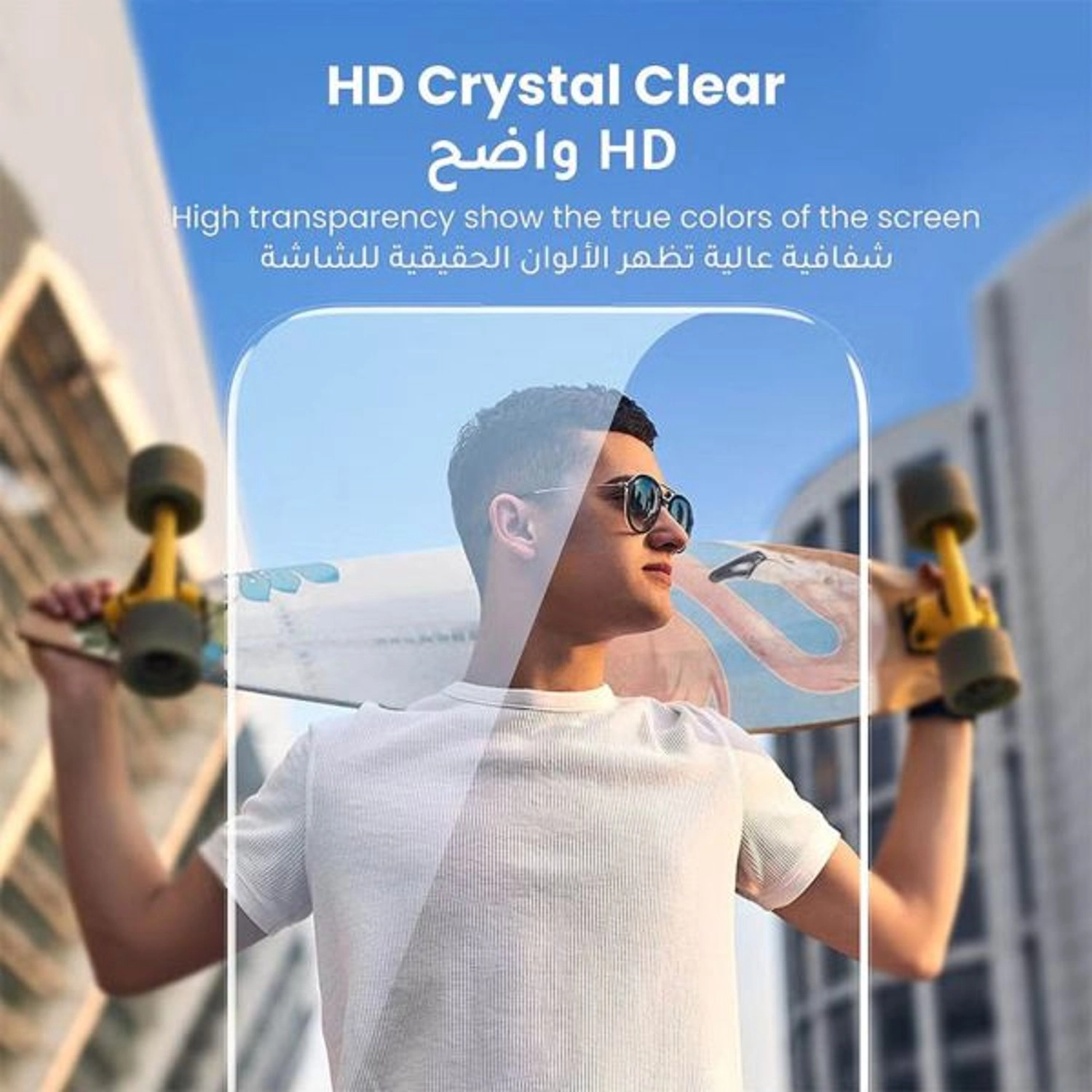 HD Clear Tempered Glass Screen Protector for iPhone 15 Pro Max (2-Pack)