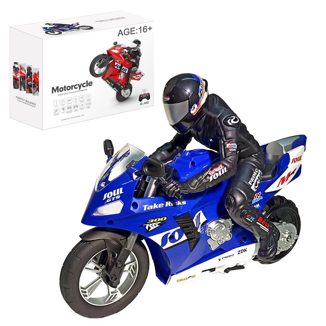Jet Roy RC Motorcycle - 1:60 Scale