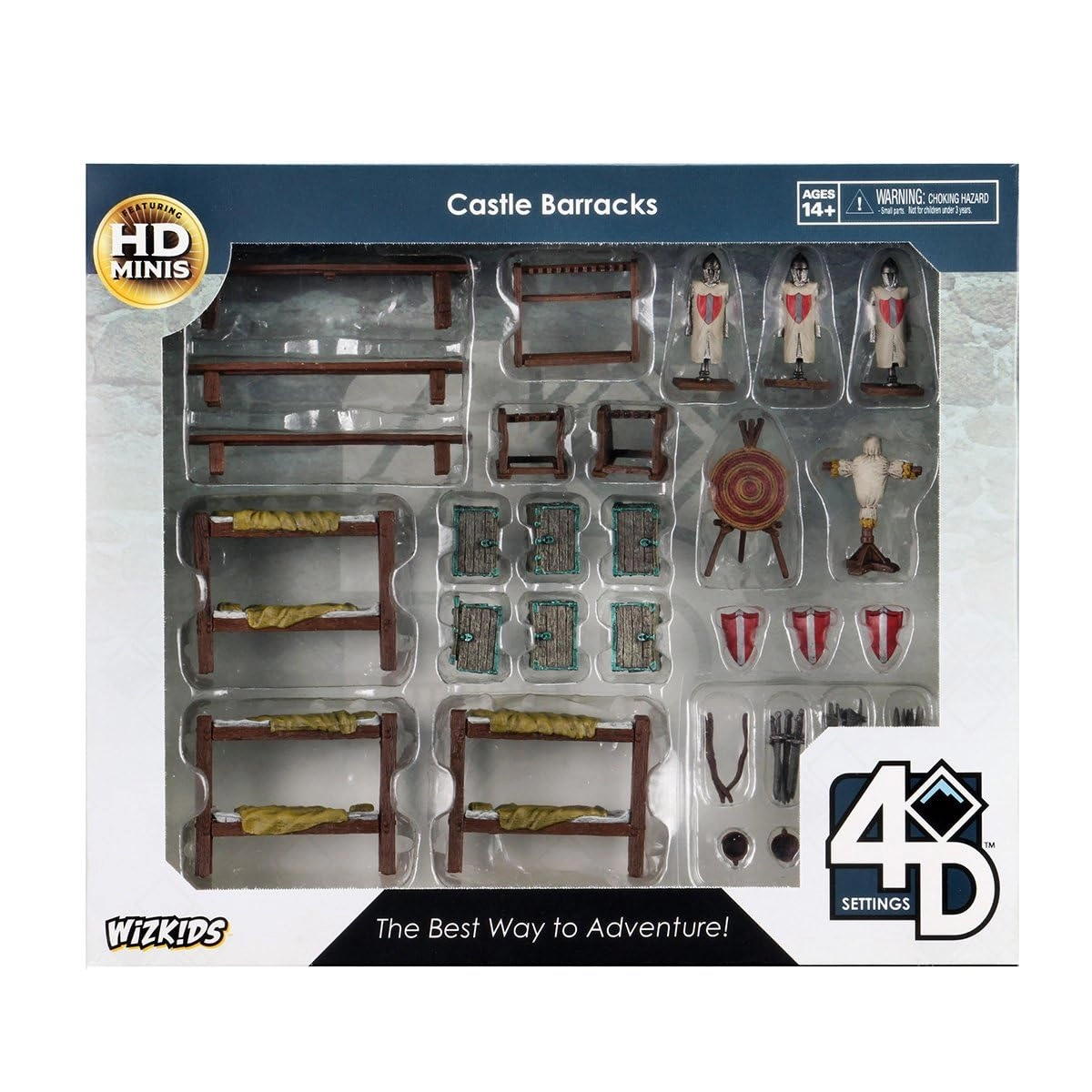 WizKids 4D Setting: Gas Station - Pre-Painted RPG Miniatures Scenery Set