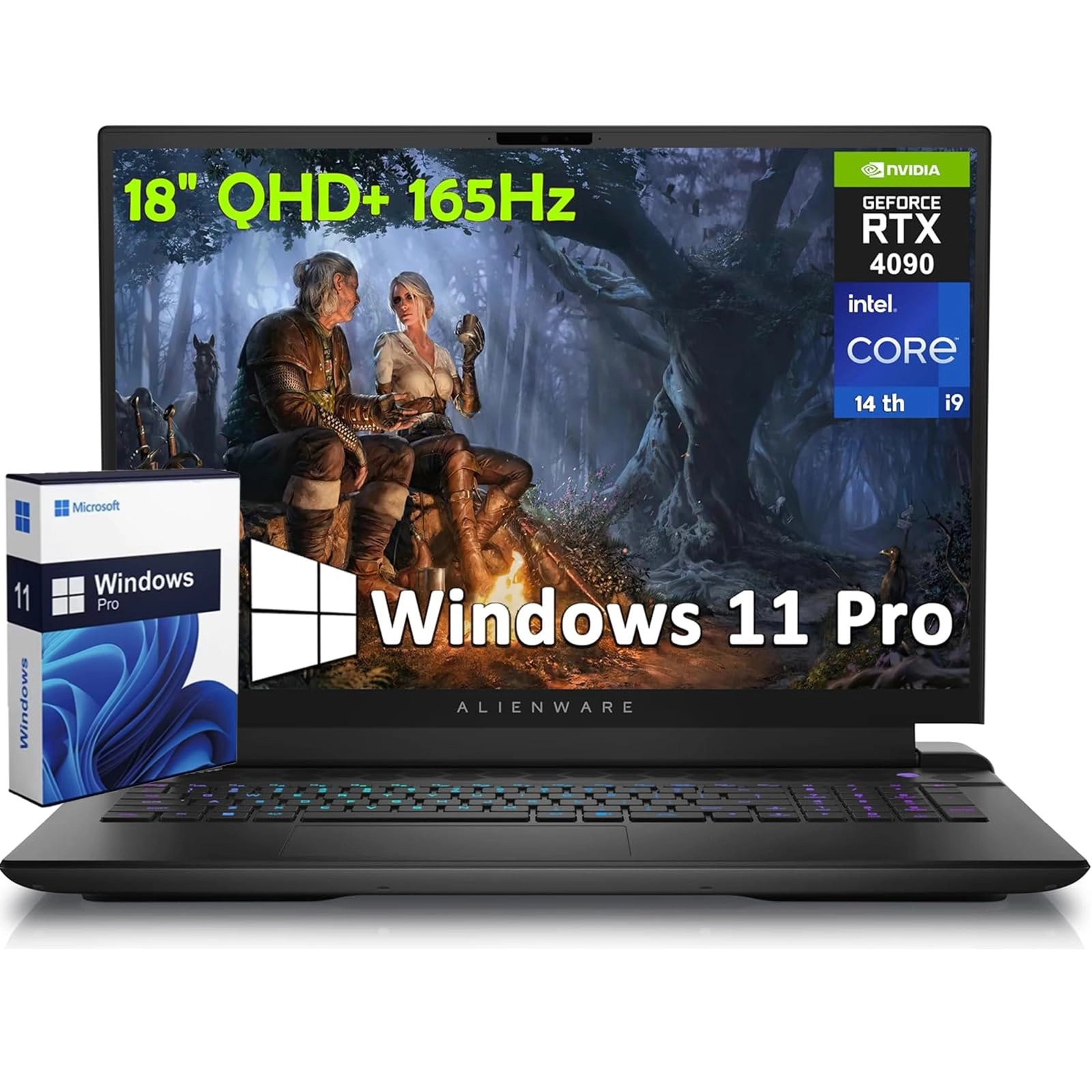 Alienware m18 R2 - 18'' Core i9-14900HX 64GB DDR5 4TB SSD