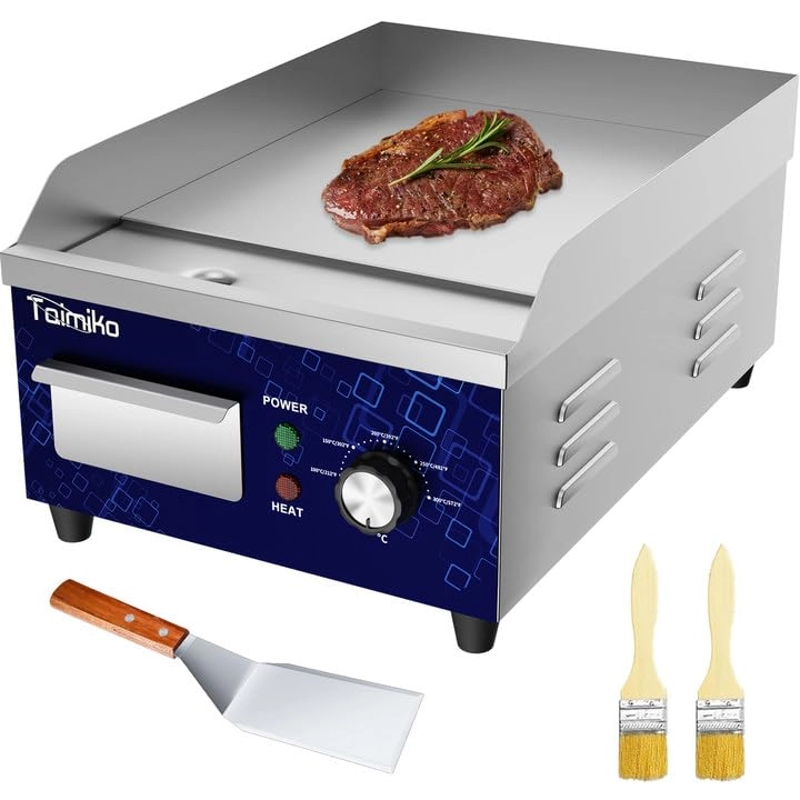 Electric Griddle - Stainless Steel 1700 watts