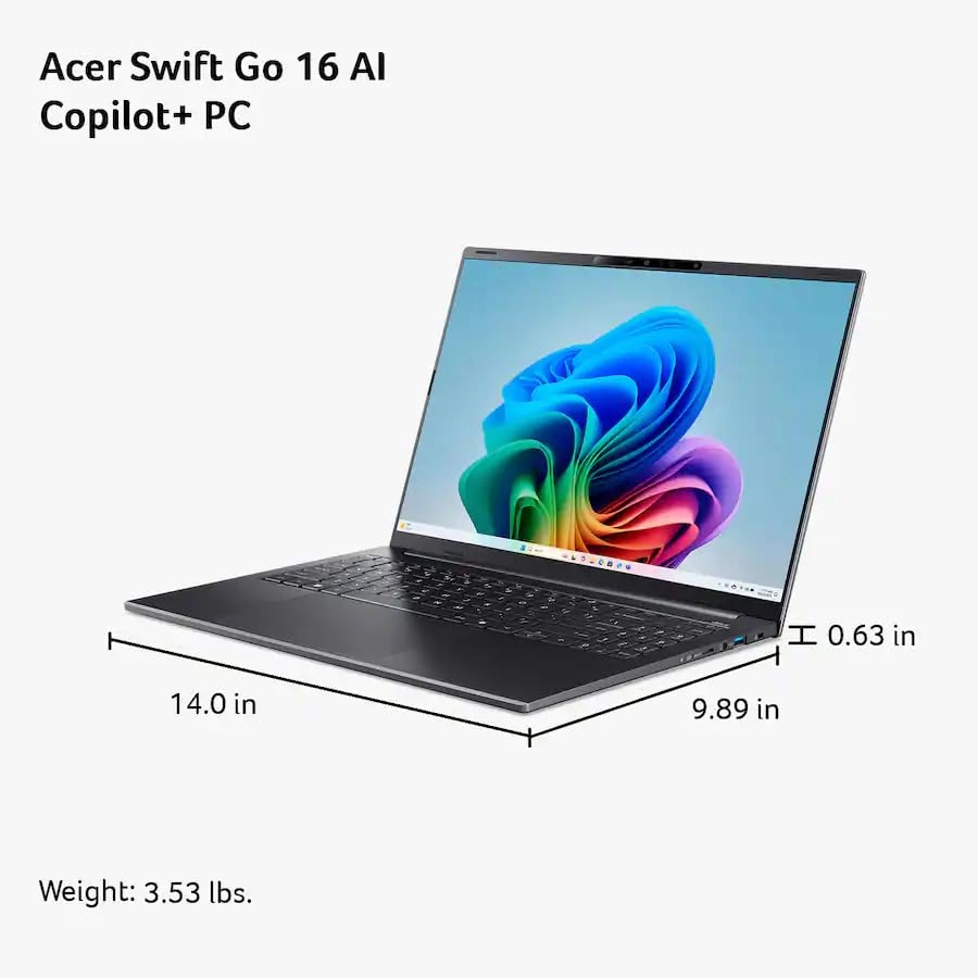 Swift Go 16 AI - 16'' 1TB 32GB Ryzen 9 465