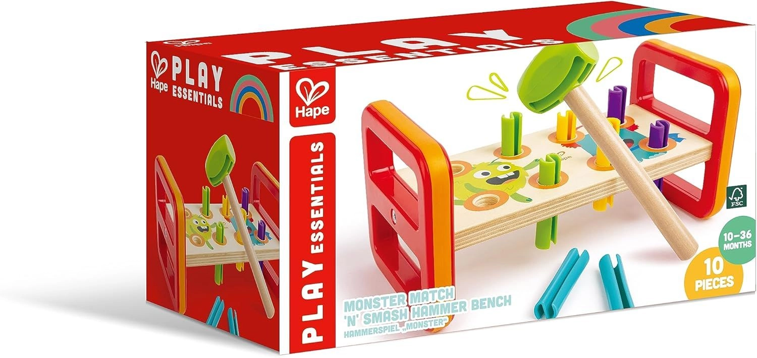Monster Match 'N' Smash Hammer Bench - Ages 10 months and up 10 piece(s)
