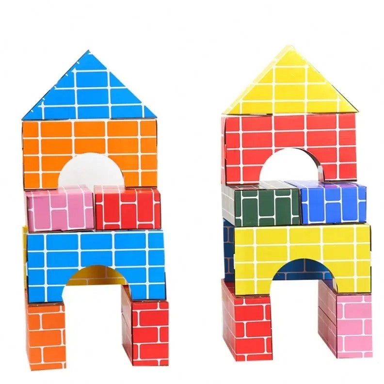 Paper Brick Building Blocks - 10 pcs