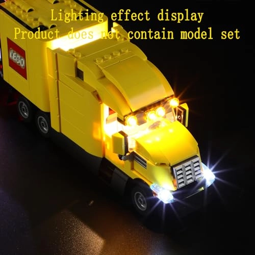 LED Light Kit for LEGO City Yellow Delivery Truck 60440