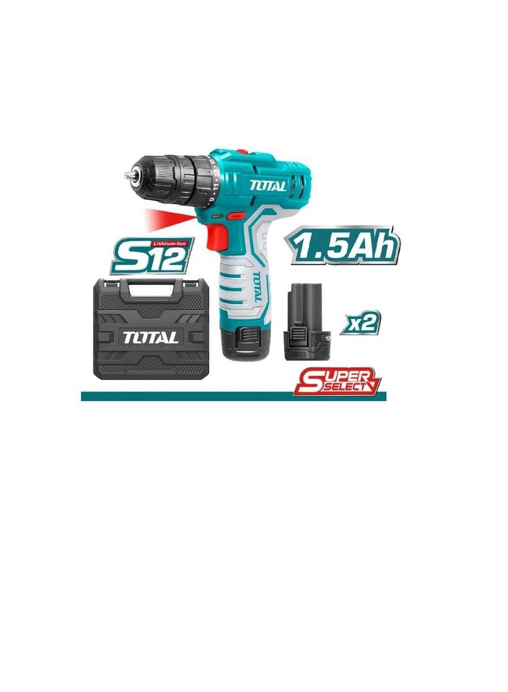 Cordless Drill - Lithium-ion 12V