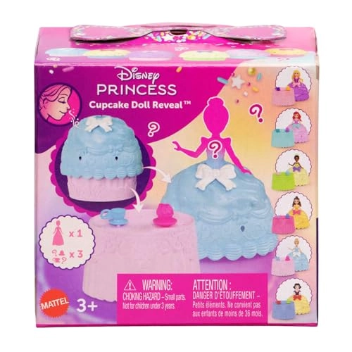 Disney Princess Cupcake Doll - small Plastic Multicolor