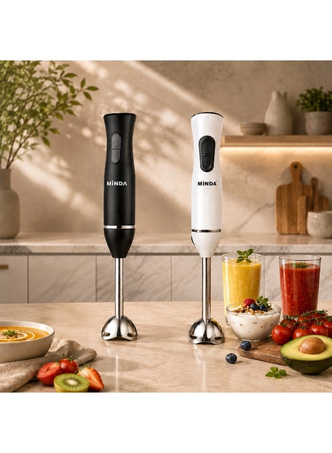 SOKANY Hand Blender - Stainless Steel Blade One-Touch Control Lightweight & Compact Design