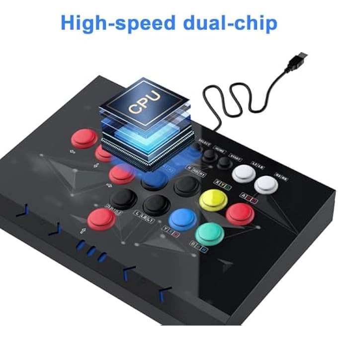 ARCADE JOYSTICK - BLACK NEOGEO MINI/PC/PS CLASSIC/NINTENDO SWITCH/PS3/ANDROID/RASPBERRY PI