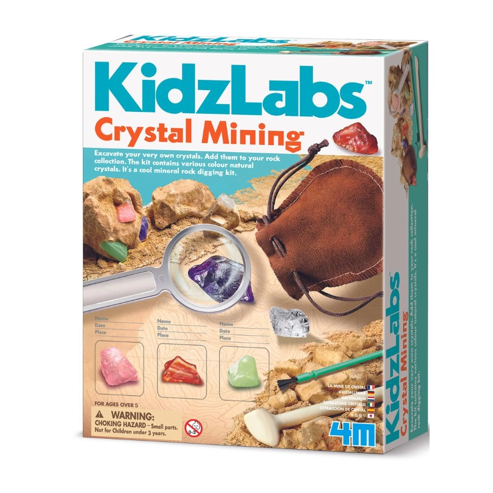 4M Kidz Labs Crystal Mining Kit