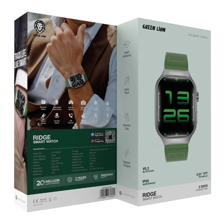 Ridge Smart Watch Metal