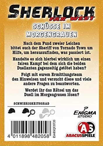Sherlock Far West: Shots at Dawn - Card Game (German)