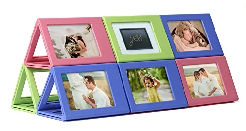 Magnetic Mini Photo Frame - Pack of 12 12 Colors