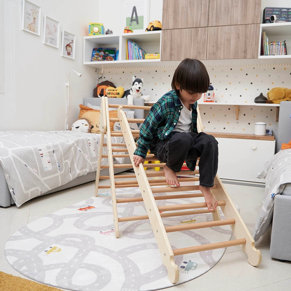 Climbing Pikler - Ladder & Ramp Slide Natural Large