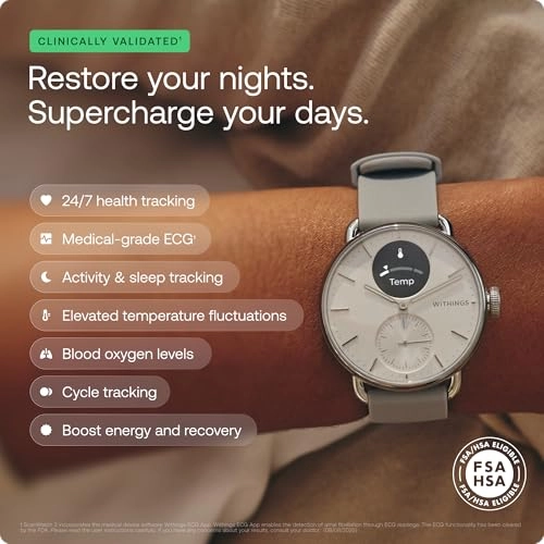 ScanWatch 2 - ECG SPO2 Temperature Monitoring