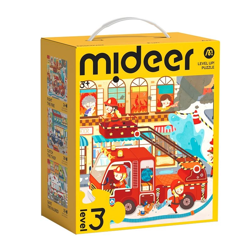 MIDEER Level Up Puzzles Rescue Team - 3 +