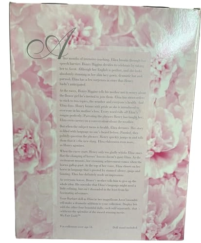 Eliza Doolittle Barbie - white lace gown parasol Ages 14+