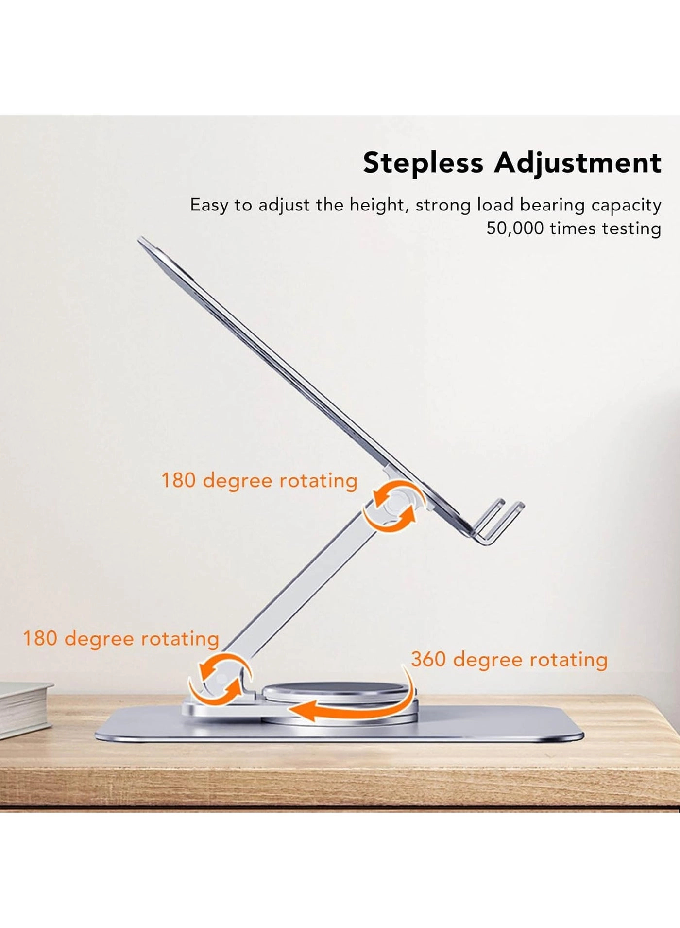 360-Degree Folding Aluminum Laptop Stand