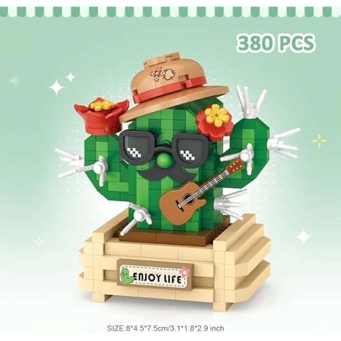 MINI FLOWER SUCCULENT BONSAI - 4 pcs