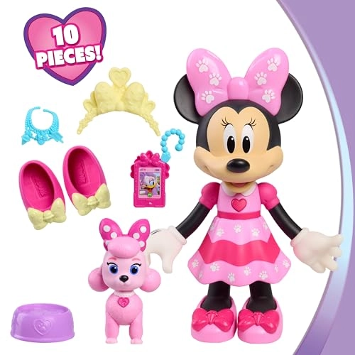 Minnie Mouse Pet Fun Doll - 10 inch Poseable Ages 3+