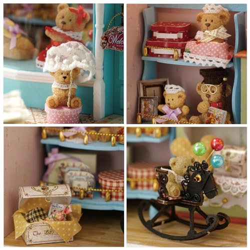 Miniature House with Music Movement - 83 years and up