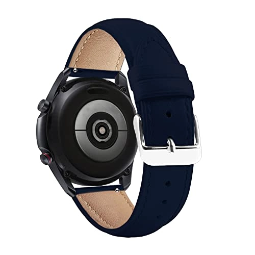 22mm Leather Watch Strap for Fastrack Limitless Fs1 Smartwatch