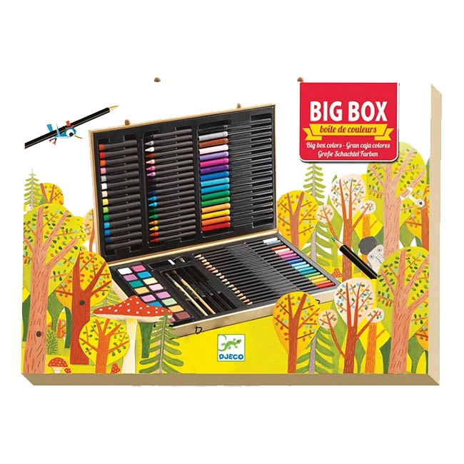 DJECO Colors Case - All-in-One Art Kit 36.5 x 26 x 4 cm