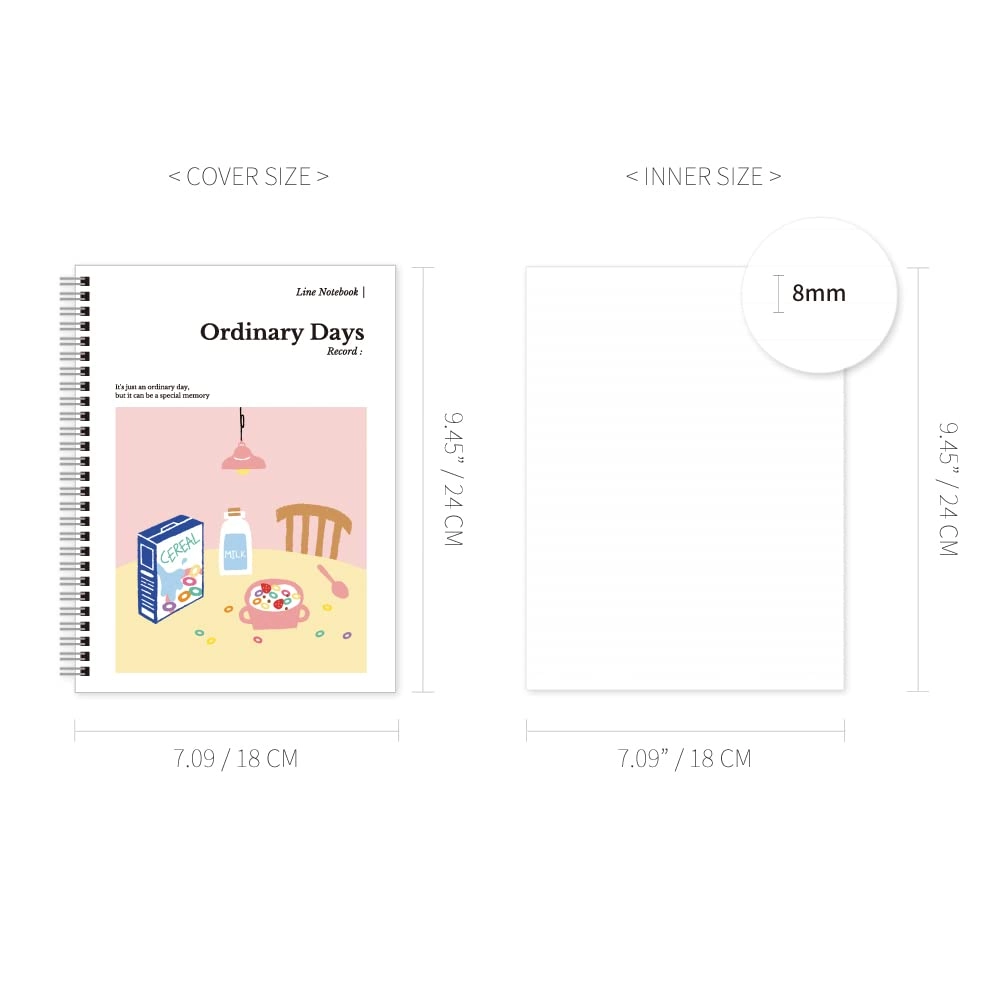 Archive A5 Spiral - Lined 98 Pages