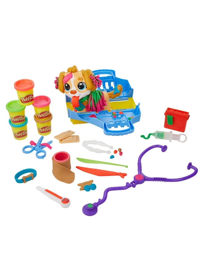 Care And Carry Vet Playset - 10 Tools 5 Modeling Compound Colors (F3639)